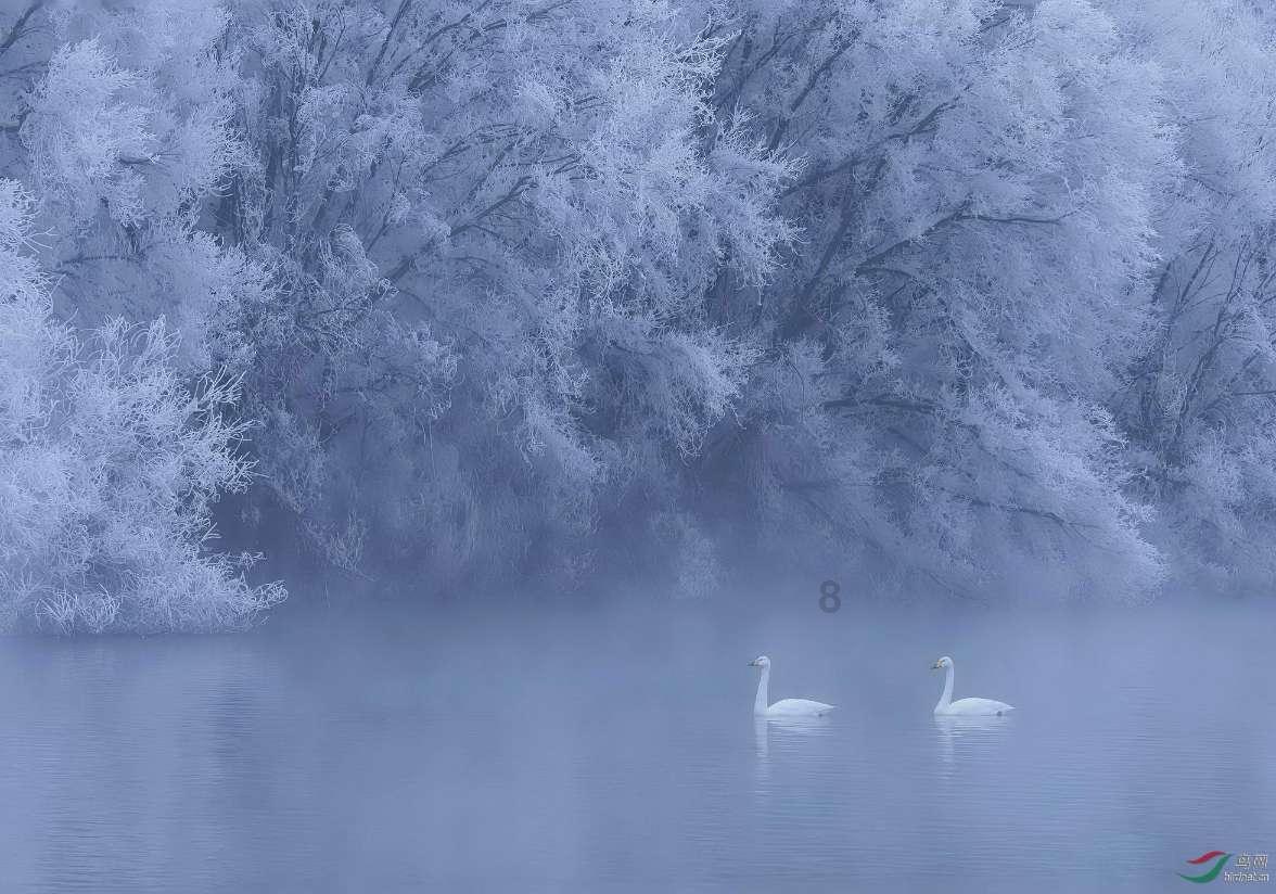 内蒙古赤峰:美林谷滑雪场冬景如画